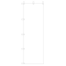 画像1: のぼり 無地のぼり旗 白 V0402-A (1)