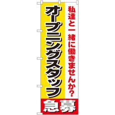 画像1: のぼり オープニングスタッフ急募 1291 (1)