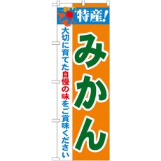 画像1: のぼり 特産！みかん 21478 (1)