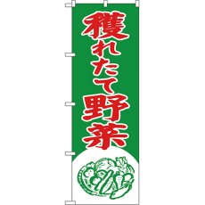 画像1: のぼり 穫れたて野菜 2247 (1)