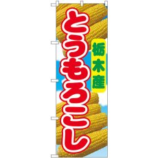 画像1: のぼり とうもろこし 栃木産 54860 (1)