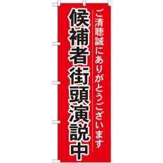 画像1: のぼり 候補者街頭演説中 GNB-1926 (1)