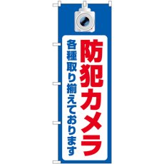 画像1: のぼり 防犯カメラ各種取り揃えております GNB-4579 (1)