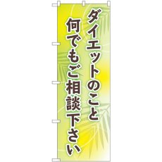 画像1: のぼり ダイエットご相談下さい GNB-4653 (1)