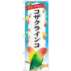 画像1: のぼり コザクラインコ GNB-615 (1)