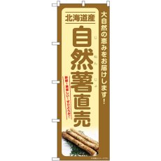 画像1: のぼり 自然薯直売 北海道産 SNB-7293 (1)